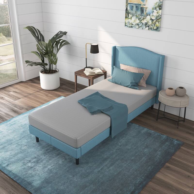 Nap Queen Rainbow 5" Memory Foam Twin Mattress, Pink