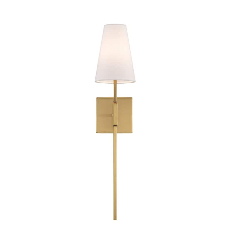 Wall Sconce in Natural Brass