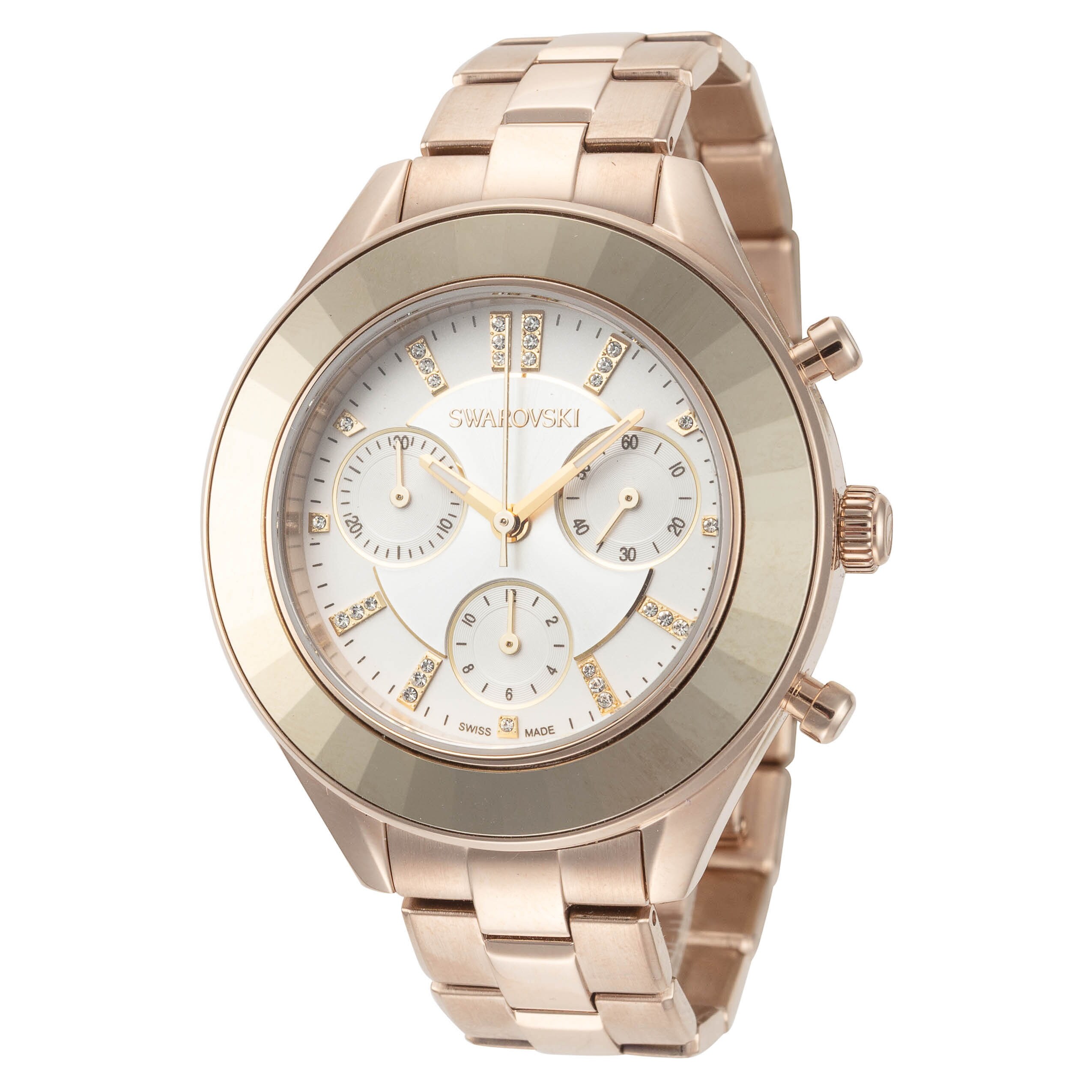 Swarovski Men's Octea Lux Sport 39mm Quartz Watch 5610517 - Silver