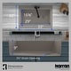 preview thumbnail 34 of 59, Karran Drop-In Quartz Composite 1-Hole Single Bowl Kitchen Sink - 33" x 22" x 9"