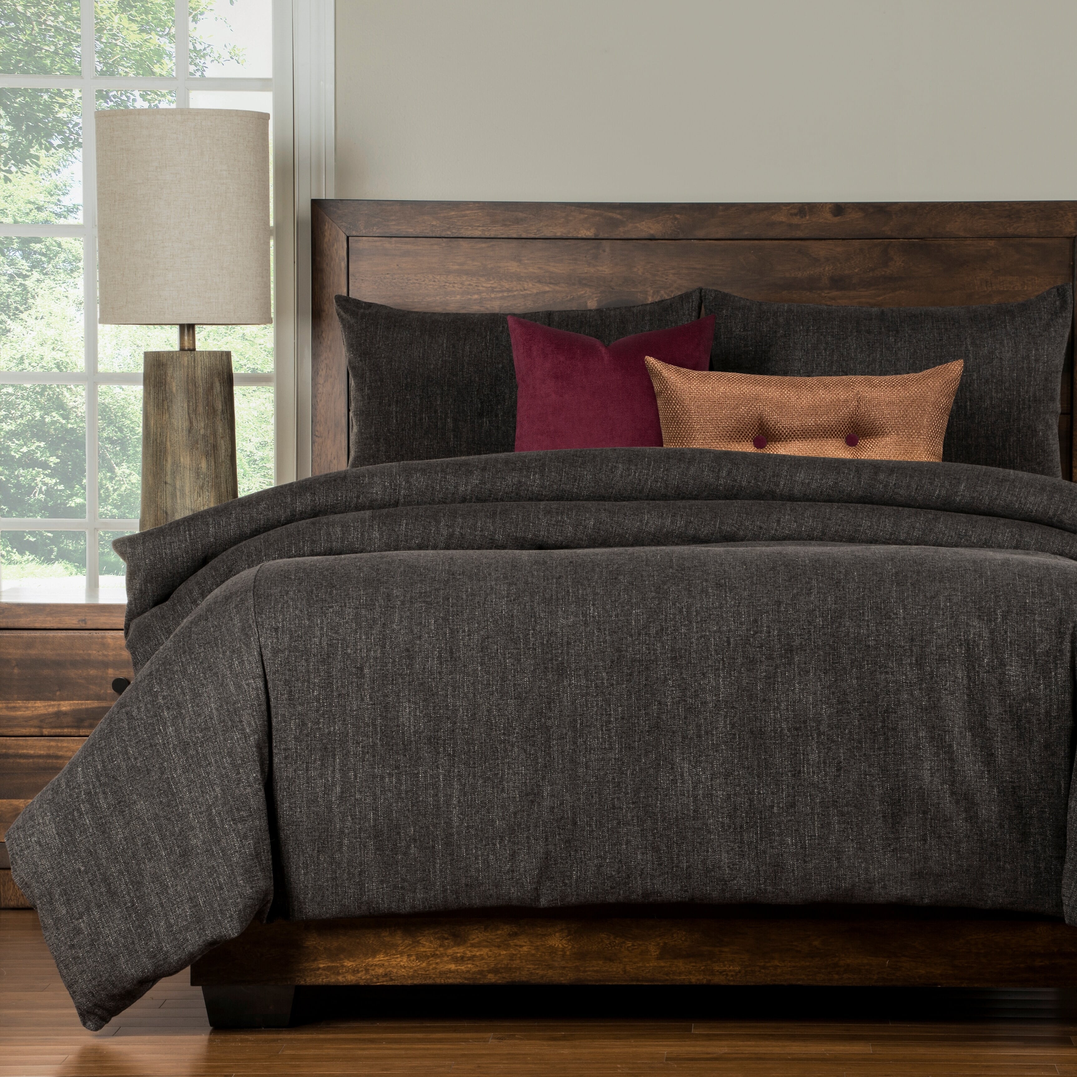 Siscovers Standish Grey Luxury 6-piece Duvet Cover Set