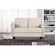 preview thumbnail 4 of 6, Bruce Nailhead Loveseat Beige
