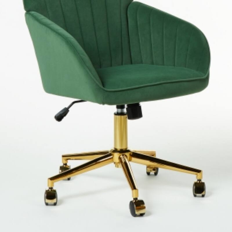 Modern Upholstered Swivel Office Chair