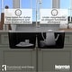 preview thumbnail 59 of 58, Karran Undermount Quartz 32 in. 50/50 Double Bowl Kitchen Sink Kit