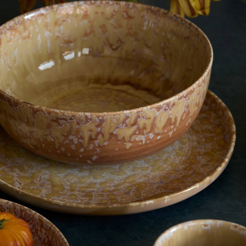 LEMIEUX ET CIE Hanami 4-Piece Stoneware Dinner Plate Set