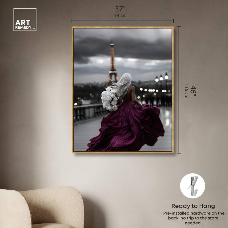 City of Love Canvas by Art Remedy