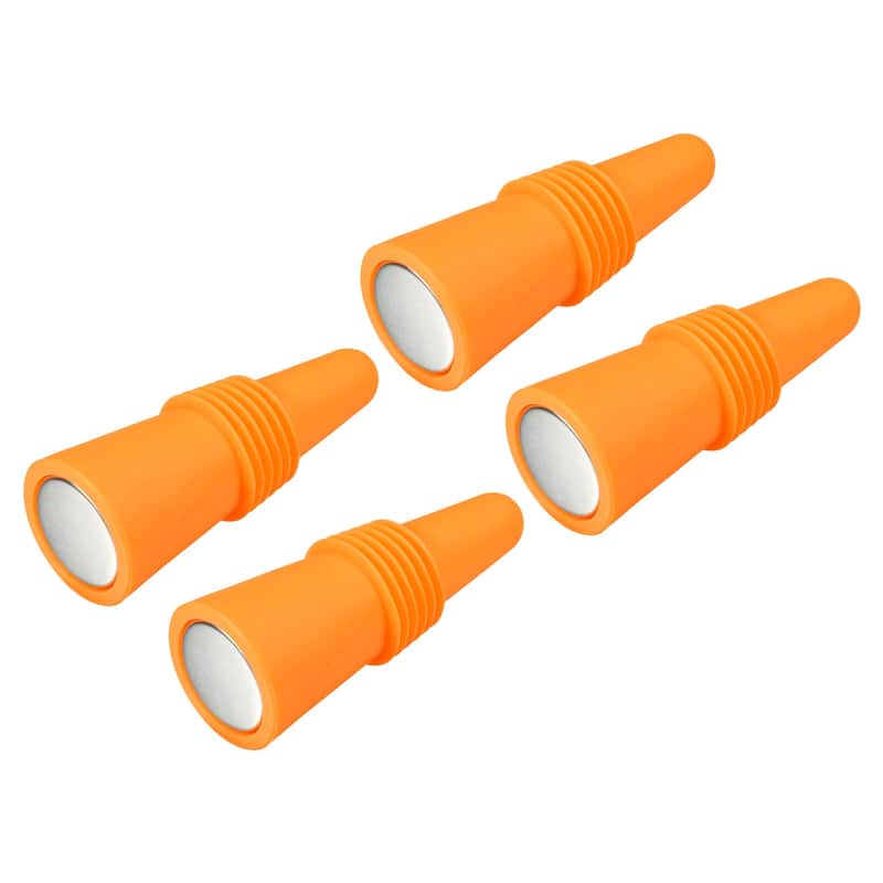 4Pcs Wine Stoppers Silicone Beverage Bottle Sealer Caps Reusable Cover