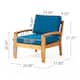 Grenada Outdoor Wood Club Chair (Set of 2) by Christopher Knight Home