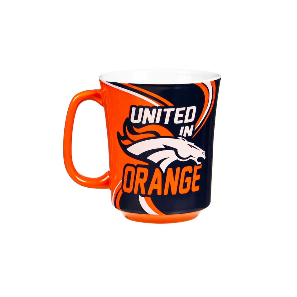 Denver Broncos, 14 oz Ceramic Coffee Mug w/ Gift Box