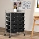 preview thumbnail 2 of 8, Gymax 10-Drawer Rolling Storage Cart Tools Scrapbook Paper Organizer