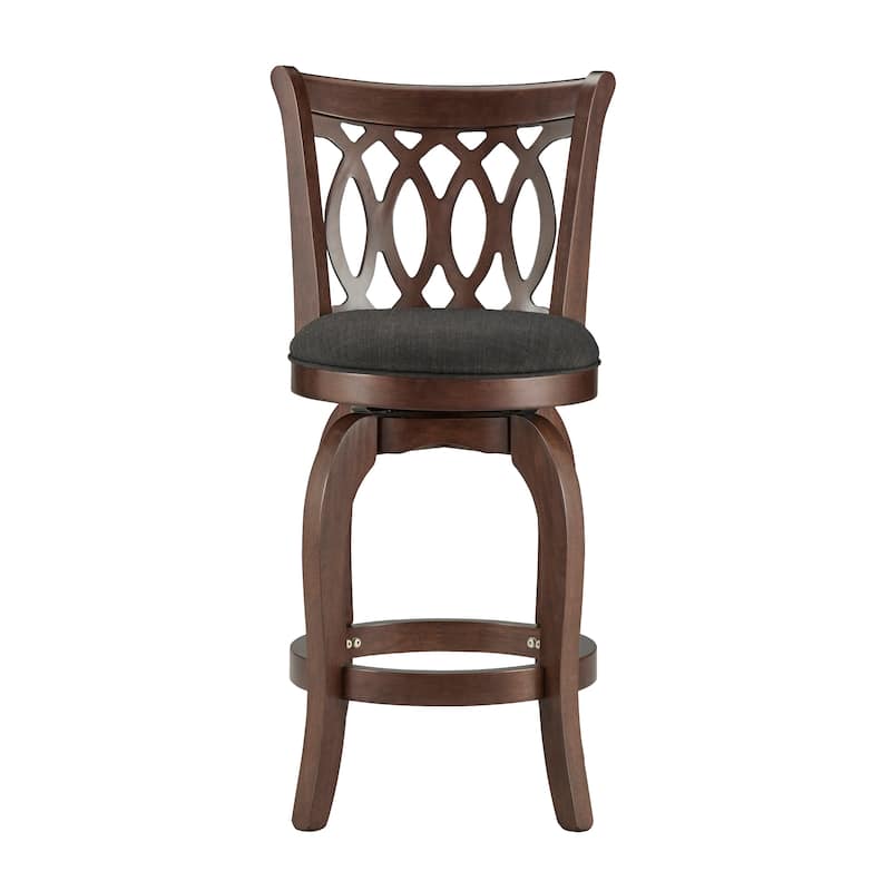 Verona Swivel 24-inch Counter Height Stool by iNSPIRE Q Classic