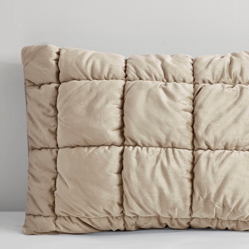 Intelligent Design Velvet Dream Puff 3 Piece Comforter Set