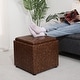 preview thumbnail 45 of 62, Adeco Storage Ottoman With Tray