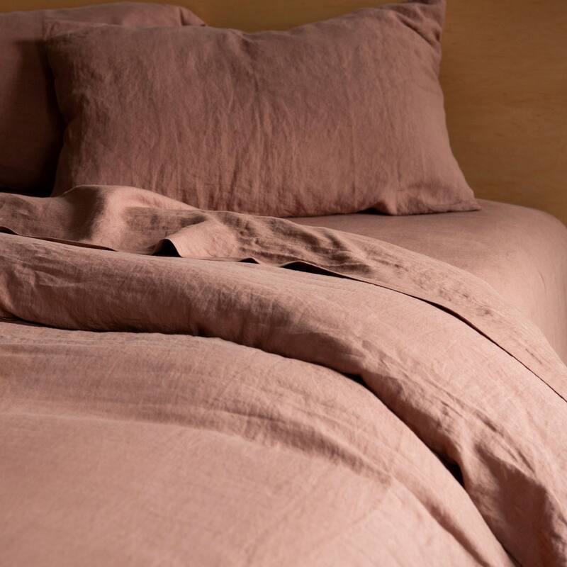 100% French Linen Duvet Cover by BOKSER HOME