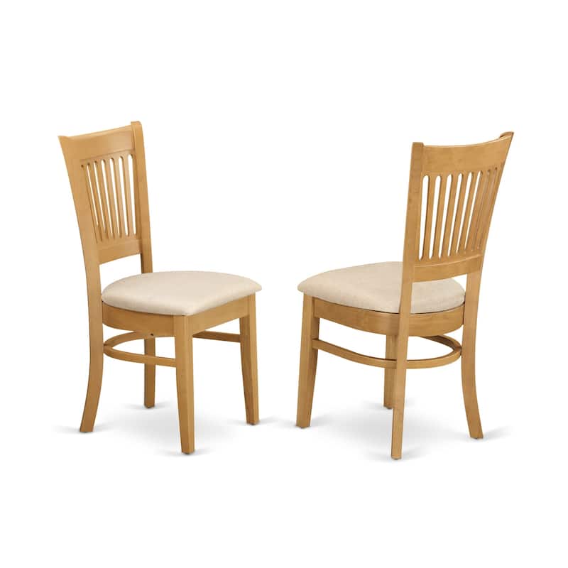 Kitchen Dining Set - Hardwood Table with 4 Chairs - Modern Design