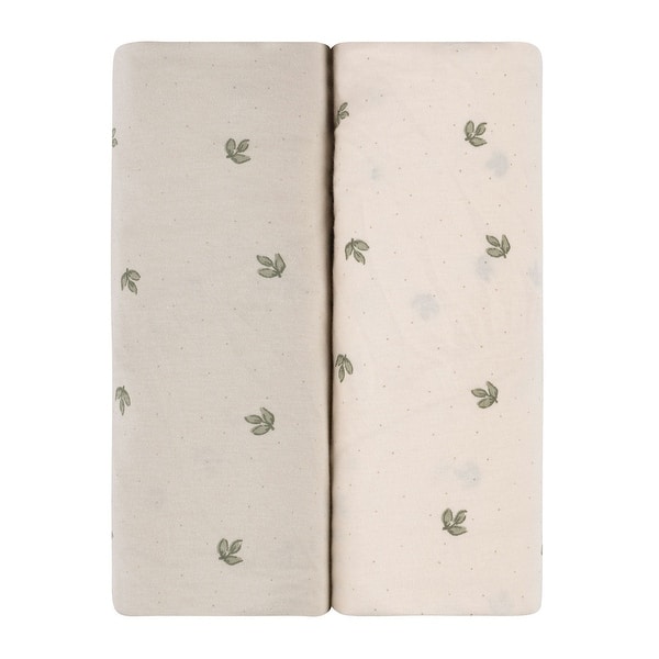 slide 2 of 17, Baby Fitted Bassinet Sheet 2 Pack