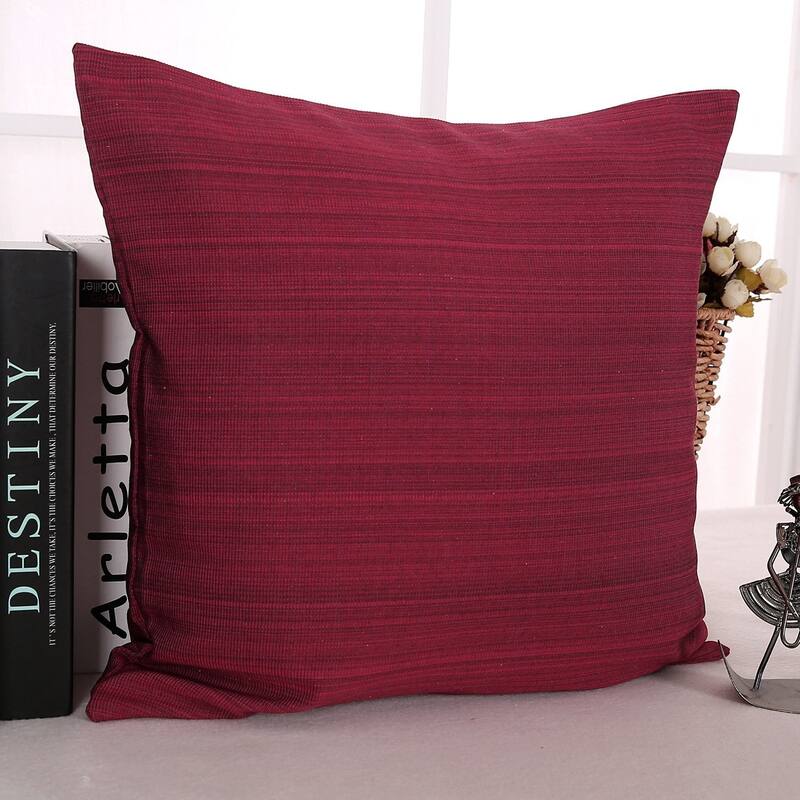 Deconovo Melange Fabric Throw Pillow Covers