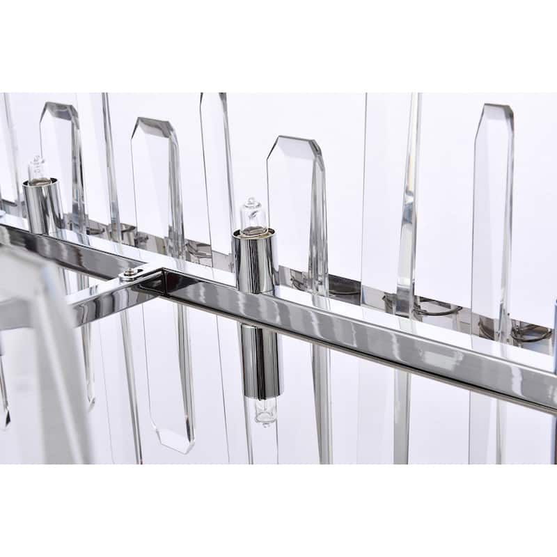 Indigo Home 42 inch crystal rectangle chandelier
