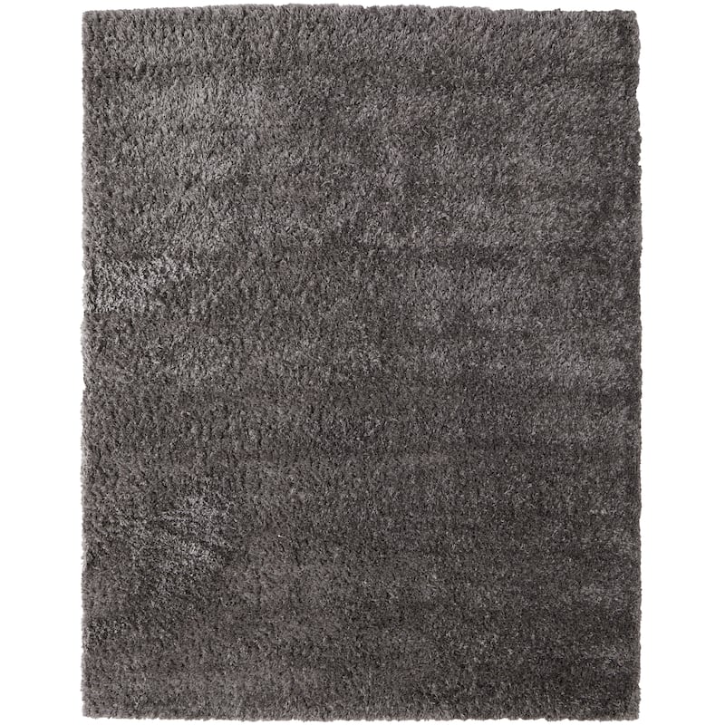 Loman Solid Modern Area Rug