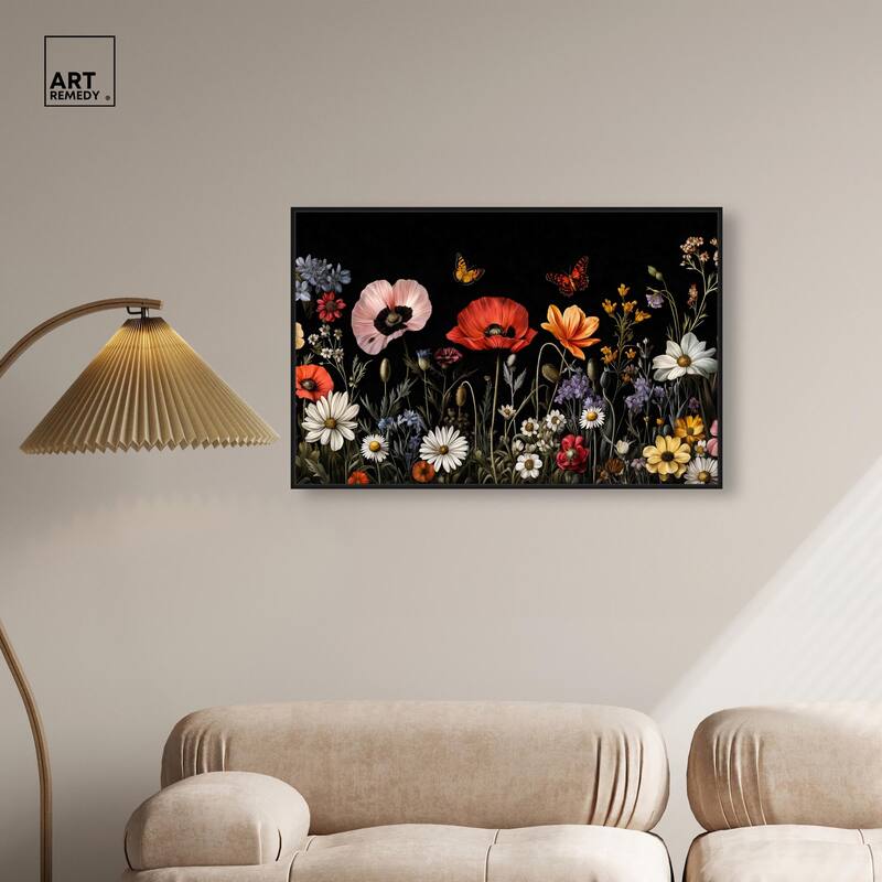 Wildflower Panorama Canvas by Art Remedy
