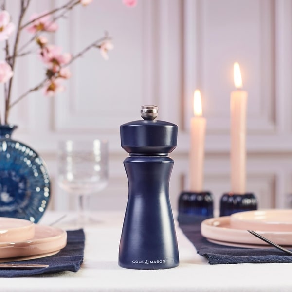 Cole & Mason Kenton Persian Blue Salt or Pepper Mill 6