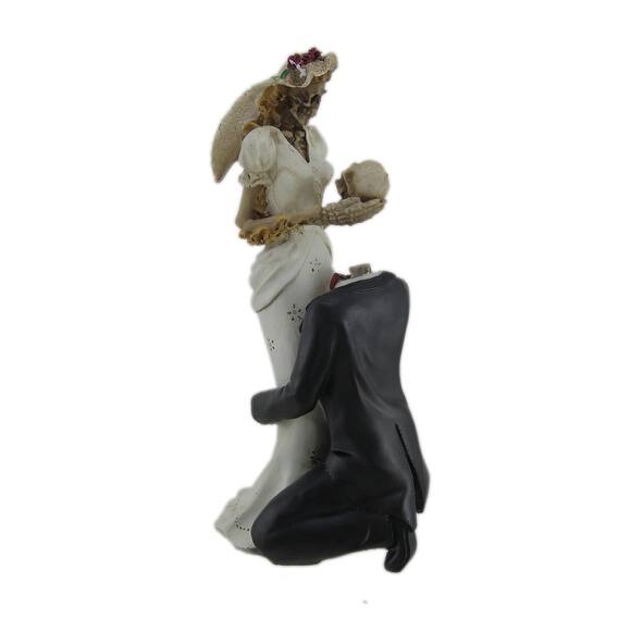 Shop Skeleton Bride And Groom Wedding Couple Statue Cake Topper