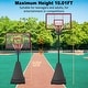 preview thumbnail 6 of 13, Portable Adjustable Basketball Hoop with Shatterproof Backboard