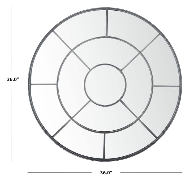 SAFAVIEH Jonelle 36-inch Modern Round Mirror - 36" W x 1.3" L x 36" H