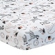 preview thumbnail 4 of 8, Lambs & Ivy Patchwork Jungle Animals 4-Piece Nursery Baby Crib Bedding Set