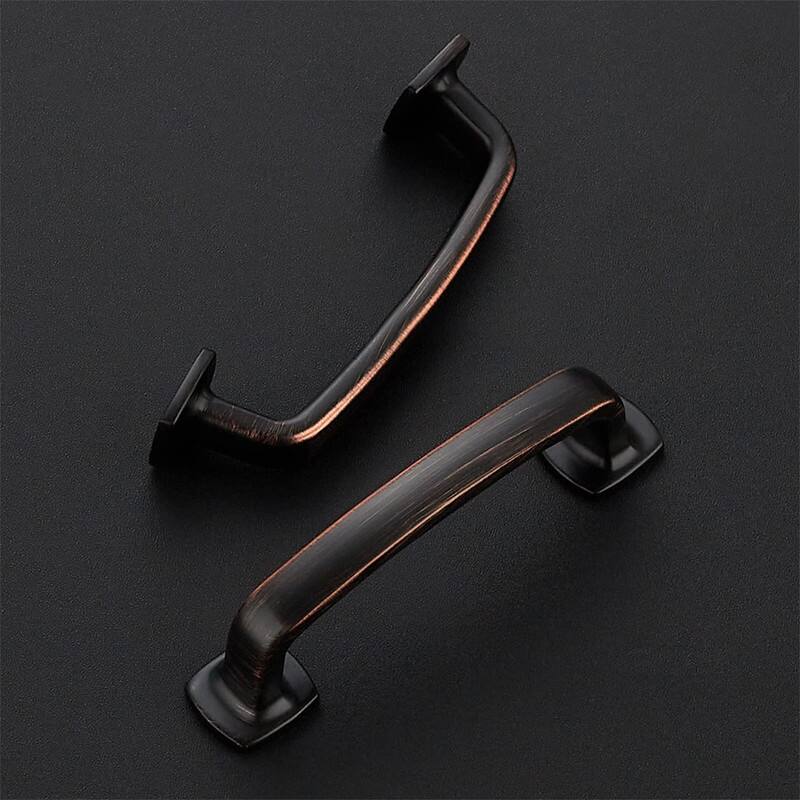 10 Pack Solid 3 Inch Drawer Pulls - 3.75"L x 0.64"W