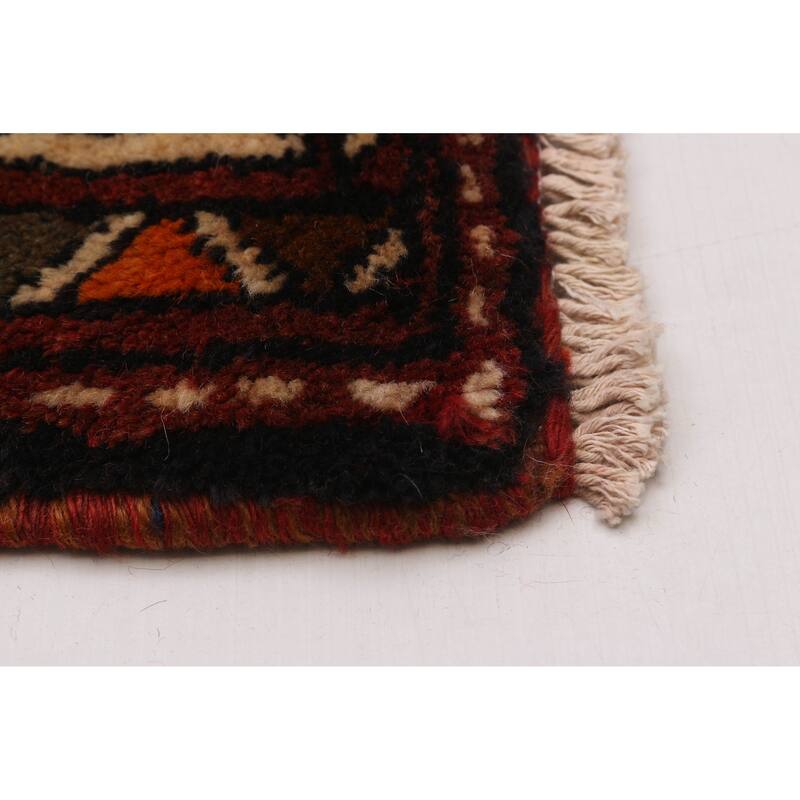 ECARPETGALLERY Hand-knotted Konya Anatolian Black, Red Wool Rug - 3'5 x 10'8