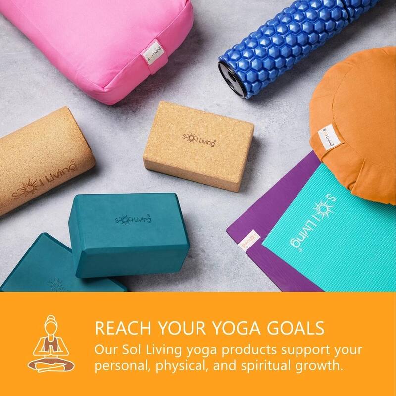 Sol Living Round Cotton Zafu Cushion Yoga Accessory