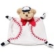 preview thumbnail 1 of 4, Bearington Baby Wee Lil' Slugger 8" x 7" Small Baseball Teddy Bear Blanket