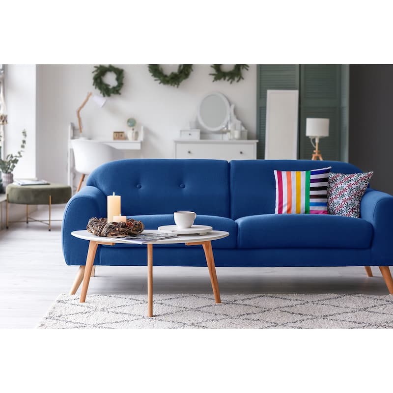 Christmas Stripes Accent Pillow
