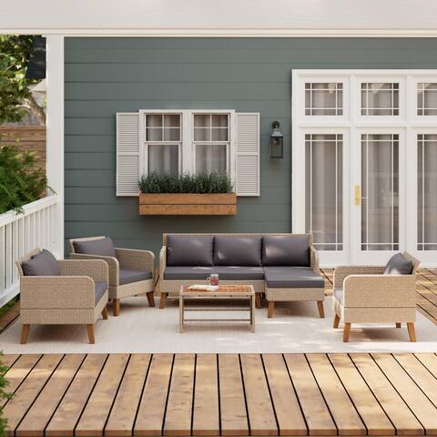 Brookside Chloe Rattan Outdoor Seating Collection