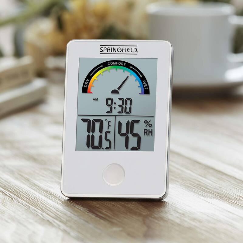 Taylor Springfield Wireless Digital Indoor Comfort Level Thermometer - 3.54" H