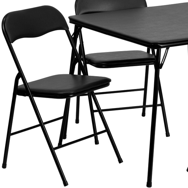 folding card table set