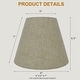 preview thumbnail 77 of 88, Hardback Faux Silk Conical Lamp Shade, 5 inch Top, 9 inch Bottom, 7 inch Slant