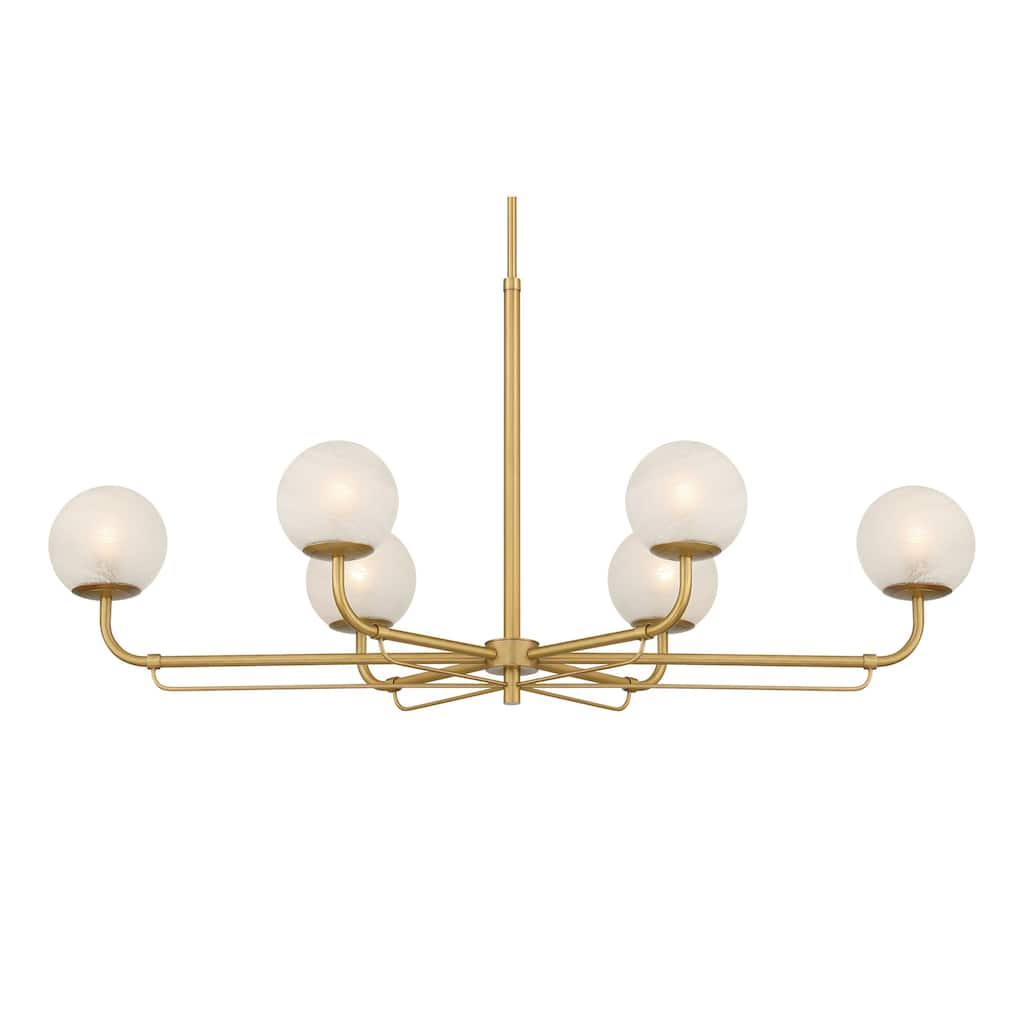 Minka Lavery 3796 Whitehall 6 Light 46" Long Linear Chandelier