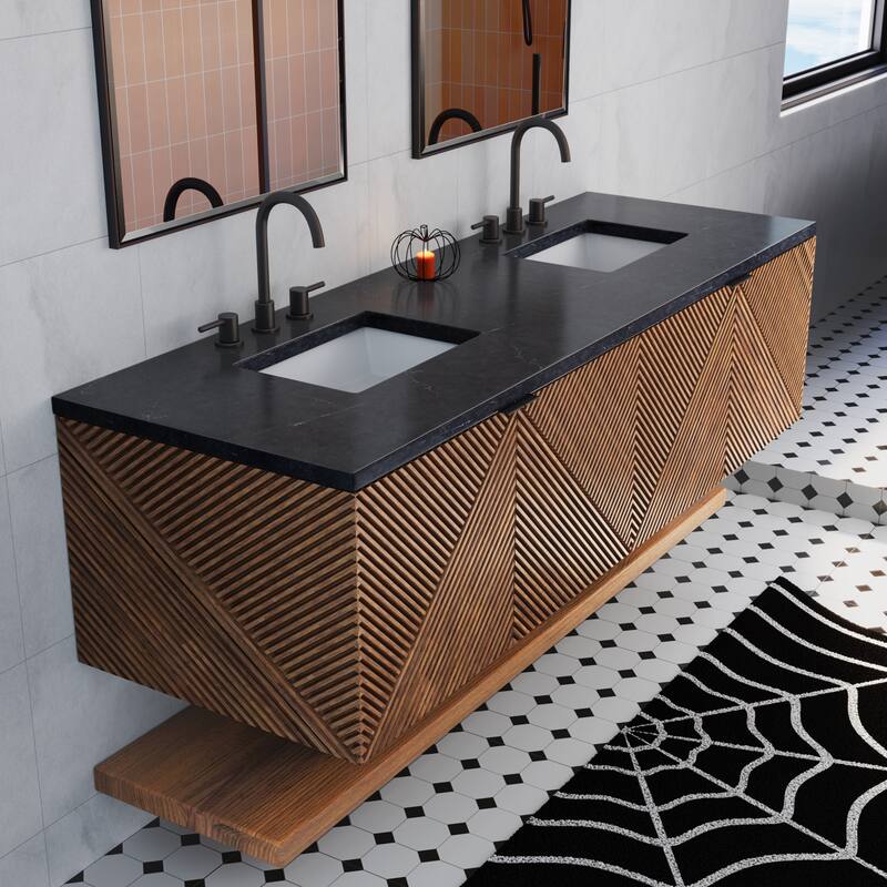 James Martin Vanities D200-V72-3CSP Marcello 72" Wall Mounted Double
