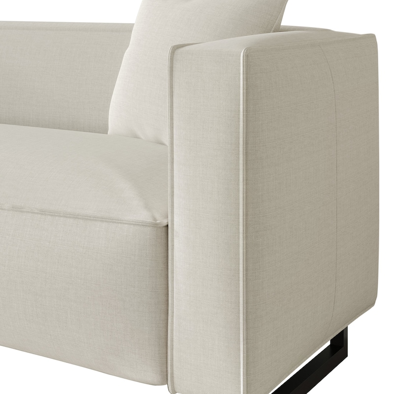 CraftPorch Mid Century Modern 3- Pieces Upholstered Living Room Set