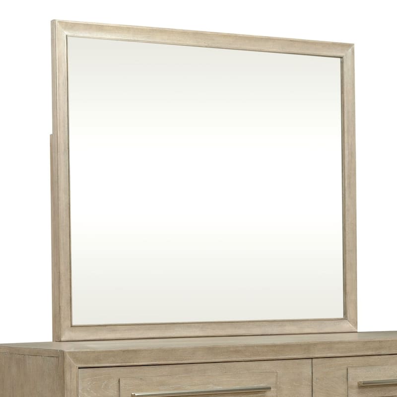 Liberty Furniture Landscape Mirror Sandstone Brown Wood Framed - Sandstone Brown - Width 44" x Depth 1" x Height 36"