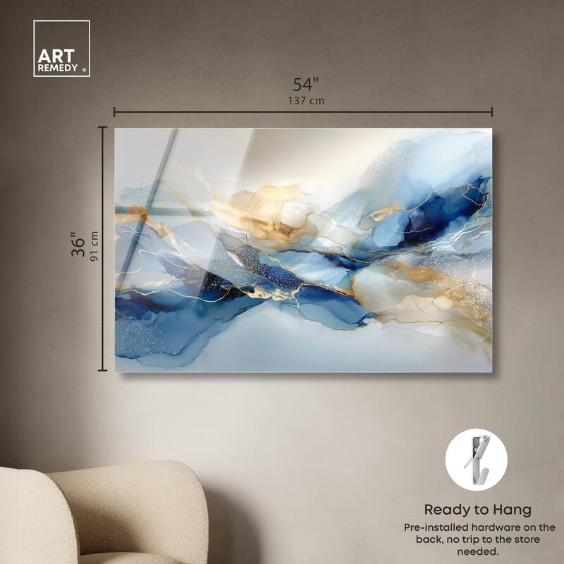 Postmodern Flow I Acrylic by Art Remedy, Ready to Hang