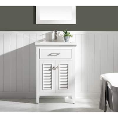 Cameron 24" Single Sink Vanity in White