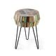 preview thumbnail 30 of 80, Greenage Reclaimed Wood End Table Living Room Night Stand Use