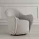 preview thumbnail 3 of 7, Uttermost Wander Fabric Swivel Chair - 32.75" H x 28.25" W x 33.5" D