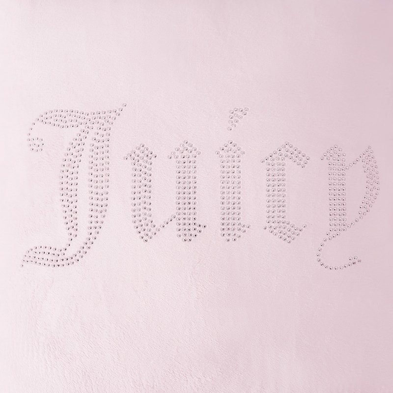 Juicy Couture Rhinestone Logo Premium Throw Pillow 20" x 20"