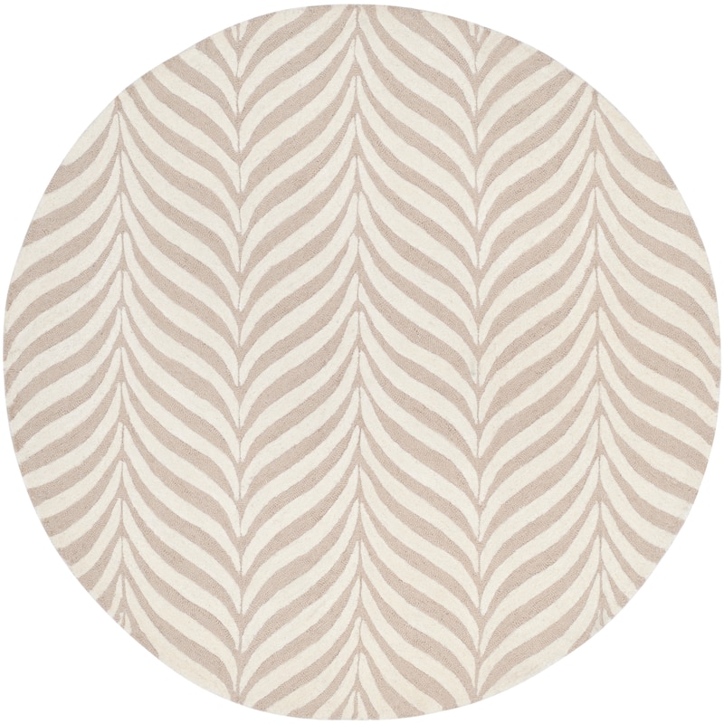 SAFAVIEH Handmade Bella Crescencia Modern Floral Wool Rug
