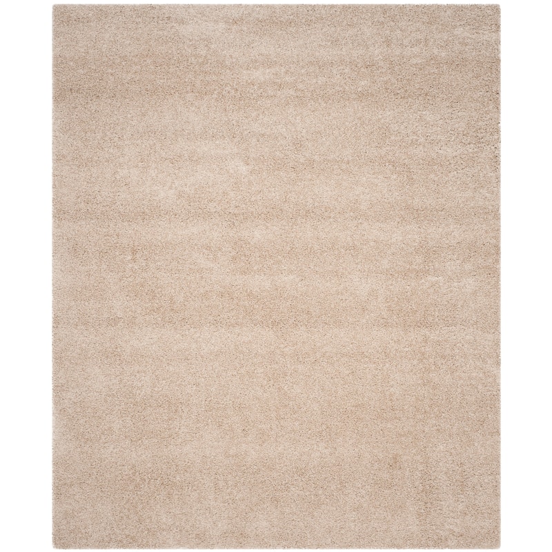 SAFAVIEH Laguna Shag Verdiana Solid Color 2-inch Thick Rug.