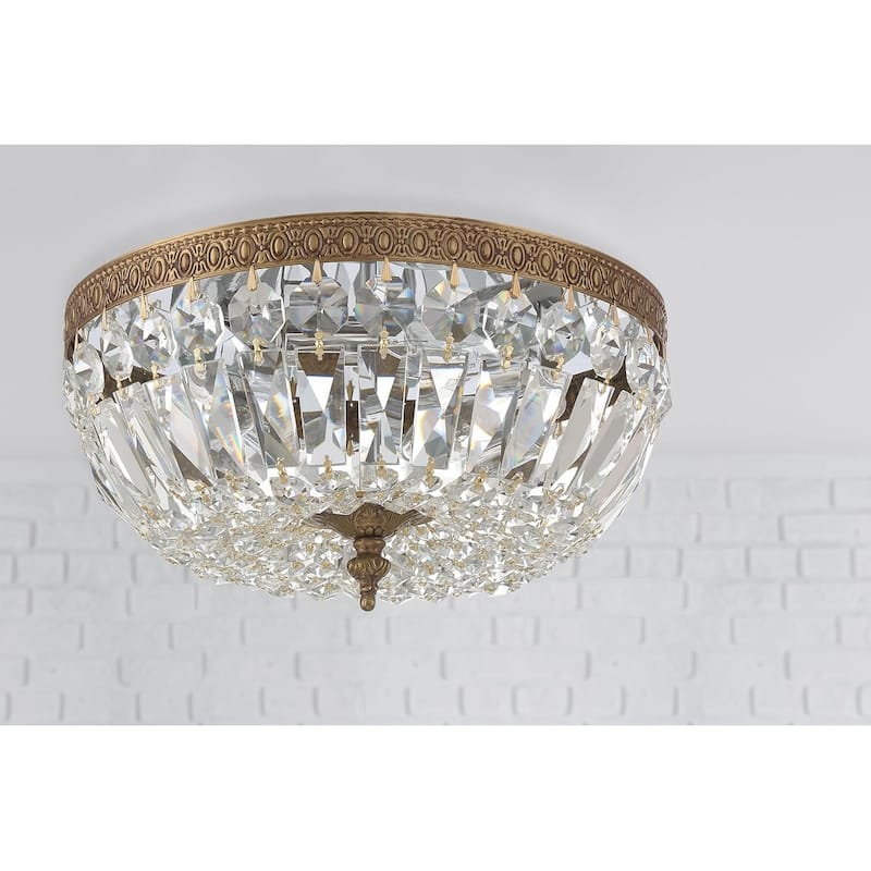 2 light flush mount light brass ceiling light metal kitchen light